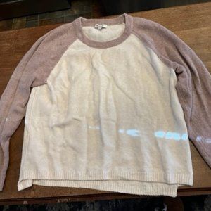 Madewell Long Sleeve Baseball type sweater